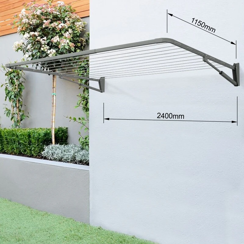 11 Line Folding Wall Mount Clothesline - Small/ Med Family - Image 13