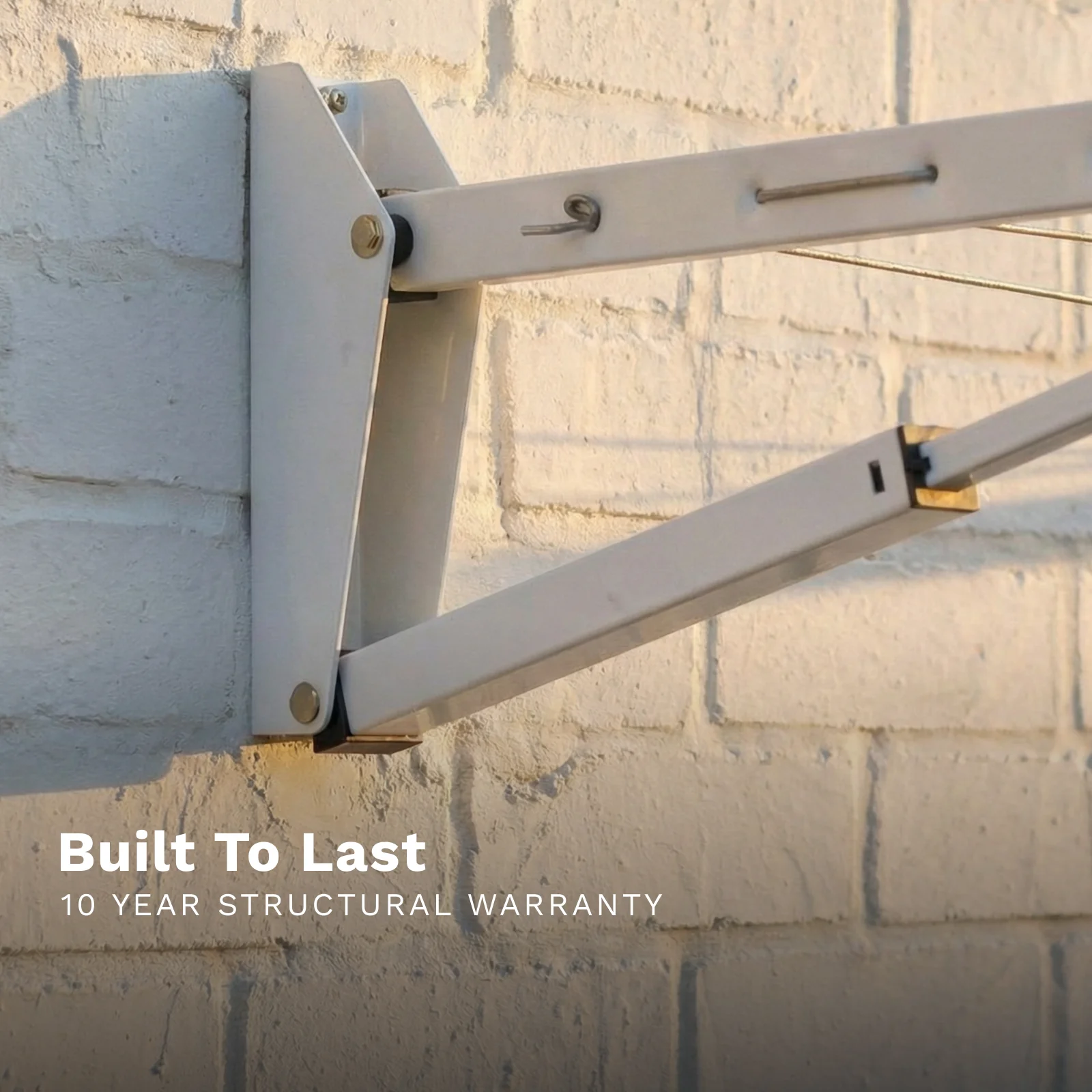 13 Line Folding Wall Mount Clothesline - Med/ Large Family - Image 10