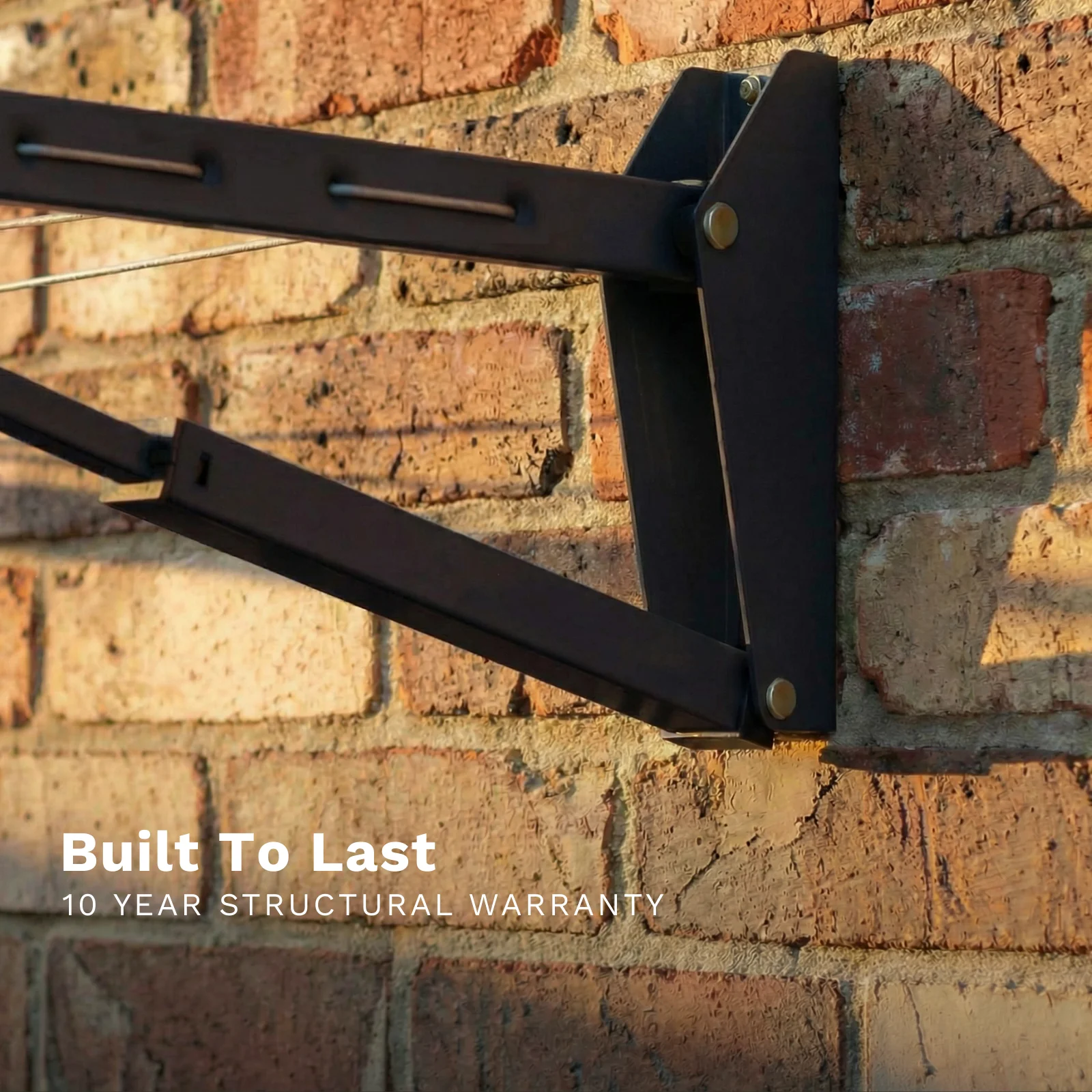 13 Line Folding Wall Mount Clothesline - Med/ Large Family - Image 11