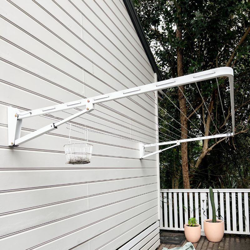 13 Line Folding Wall Mount Clothesline - Med/ Large Family - Image 19