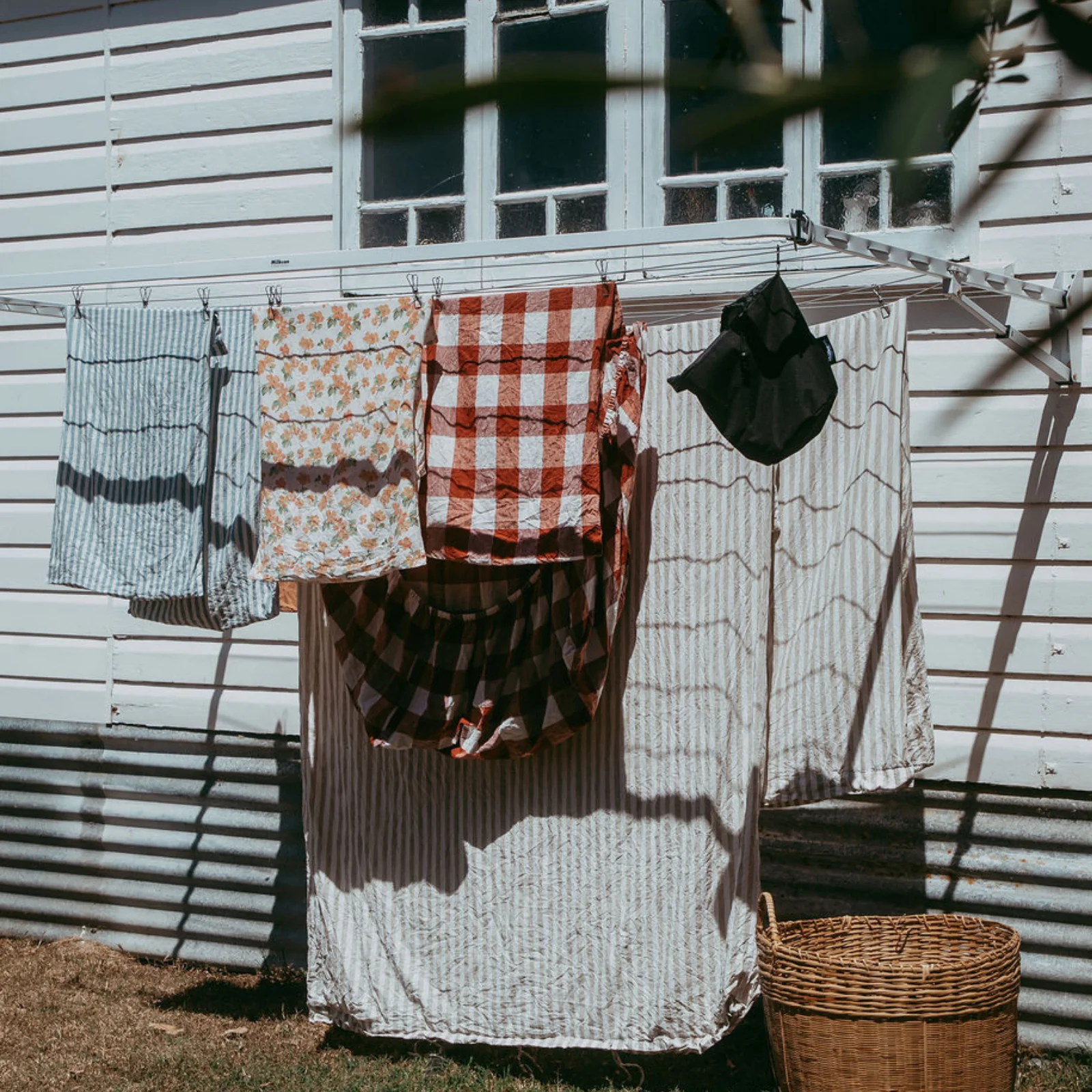 13 Line Folding Wall Mount Clothesline - Med/ Large Family - Image 20