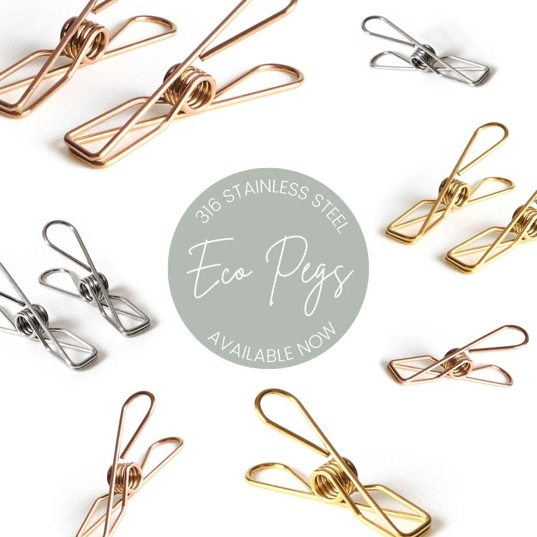 Stainless Steel Eco Pegs - Rose Gold - Image 5