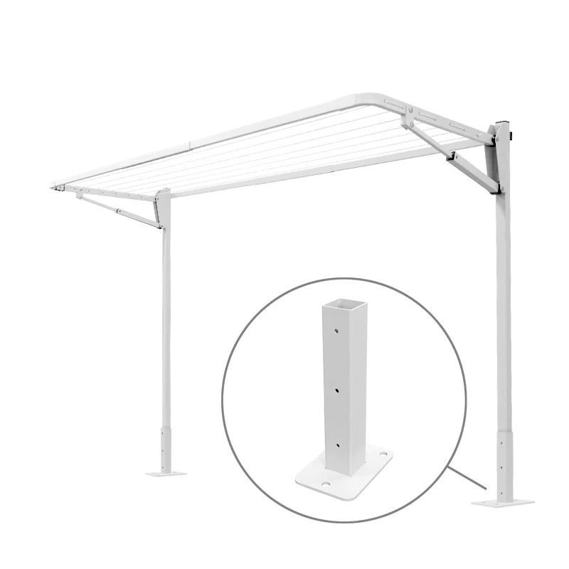 7 Line Folding Above Ground Mount Clothesline - Couples - Image 3