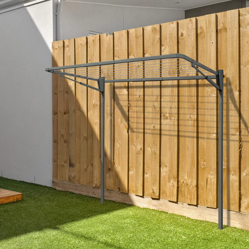 7 Line Folding Ground Mount Clothesline - Couples - Image 8