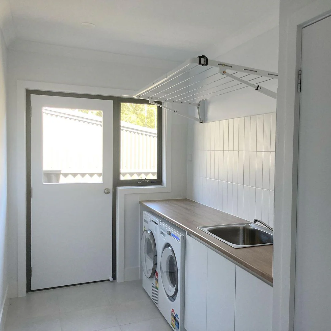 7 Line Folding Wall Mount Clothesline - Couples - Image 5