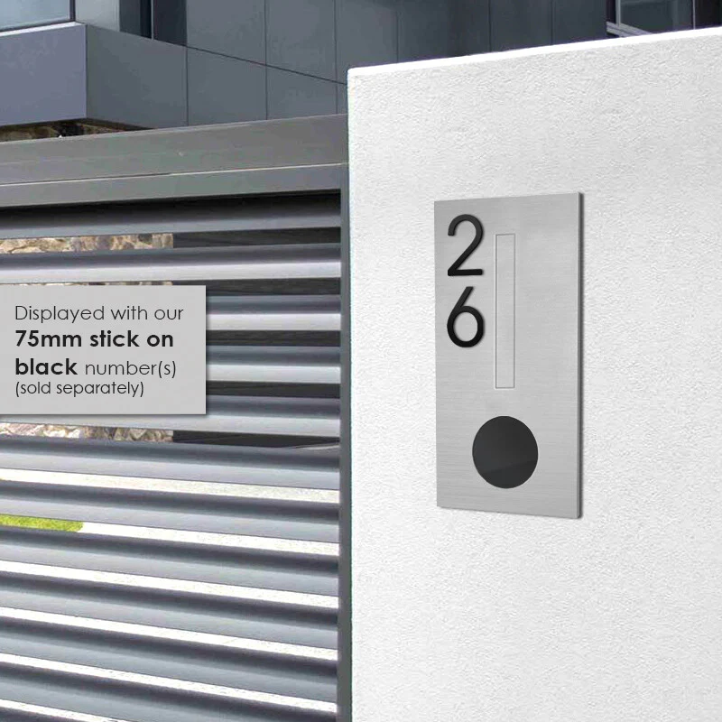 Amalfi Brick Letterbox - Stainless Steel - Image 6