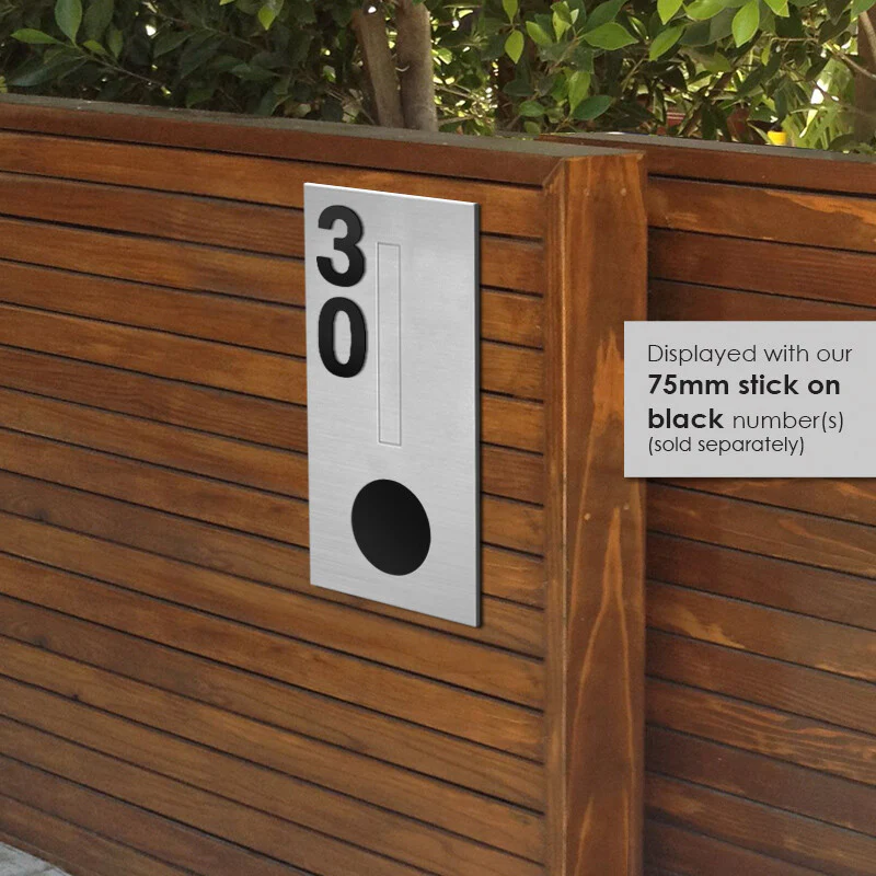 Amalfi Fence Letterbox - Stainless Steel - Image 3