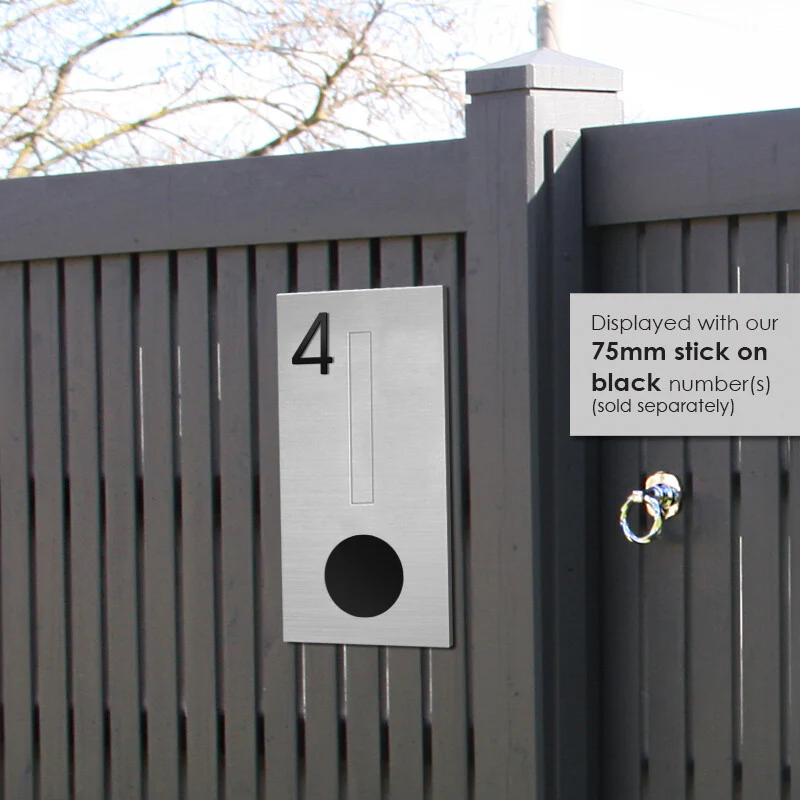 Amalfi Fence Letterbox - Stainless Steel - Image 4