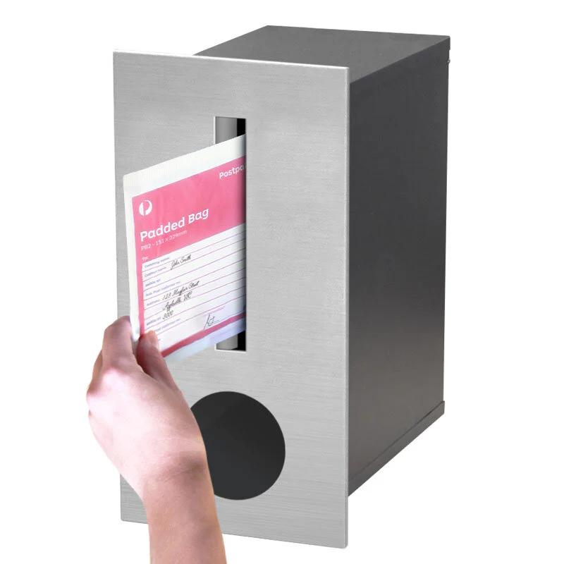 Amalfi Fence Letterbox - Stainless Steel - Image 5