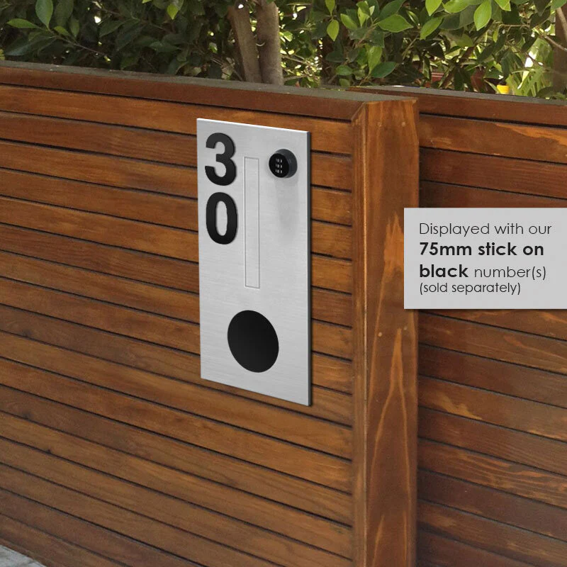 Amalfi Parcel Fence Letterbox - Stainless Steel - Image 7