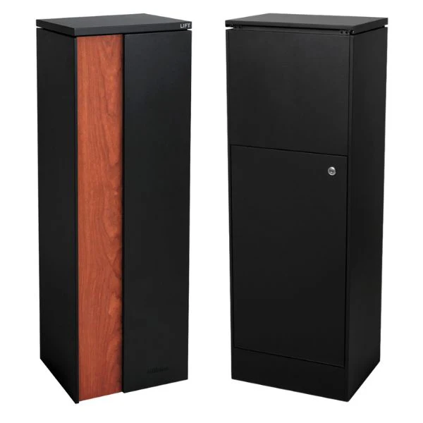 Ascot Parcel Pillar Letterbox - Black - Image 12