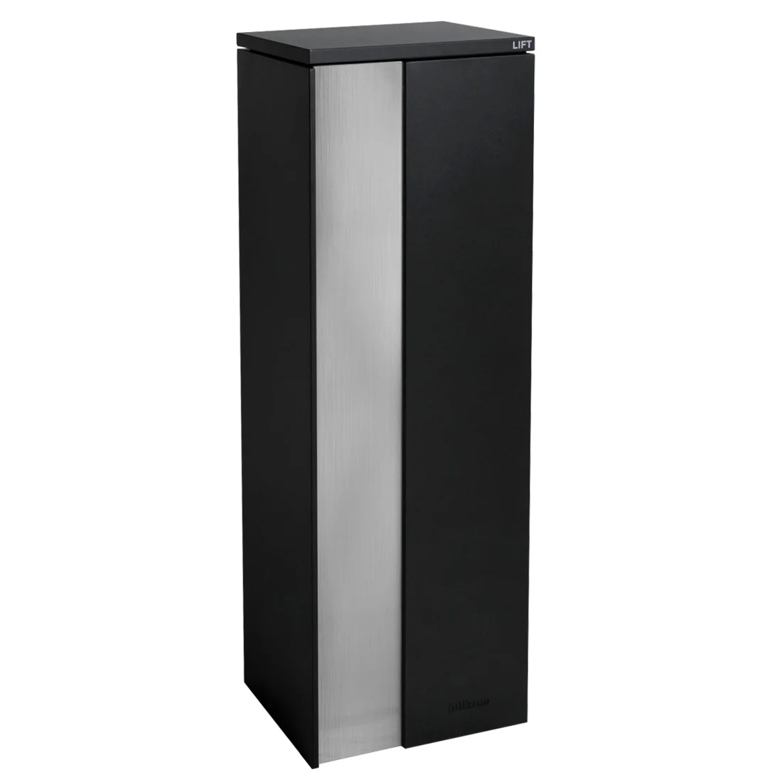 Ascot Parcel Pillar Letterbox - Black - Image 5