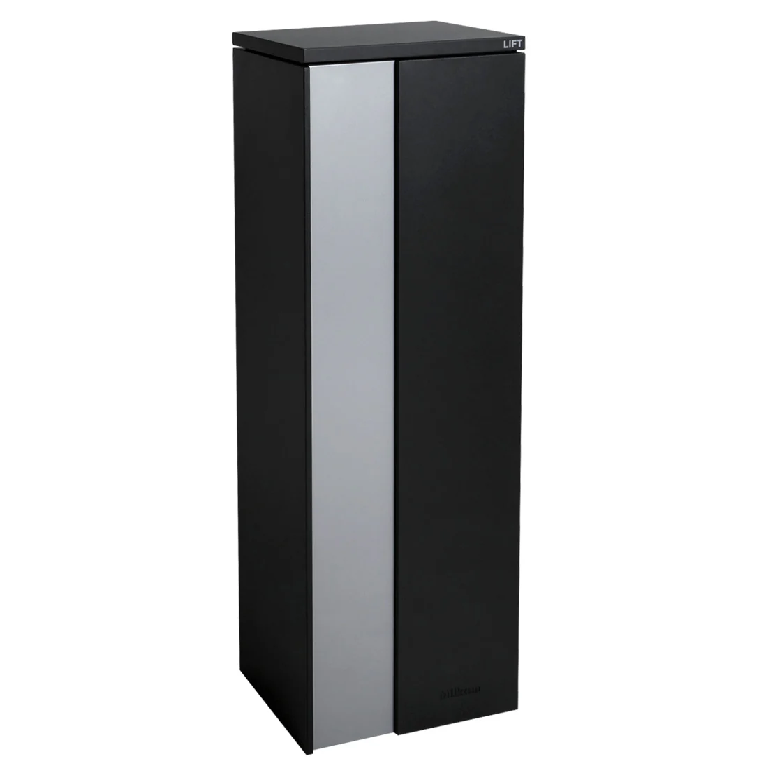 Ascot Parcel Pillar Letterbox - Black - Image 7