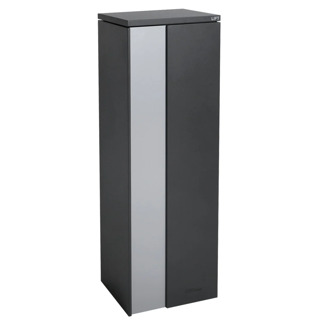 Ascot Parcel Pillar Letterbox - Charcoal - Image 10