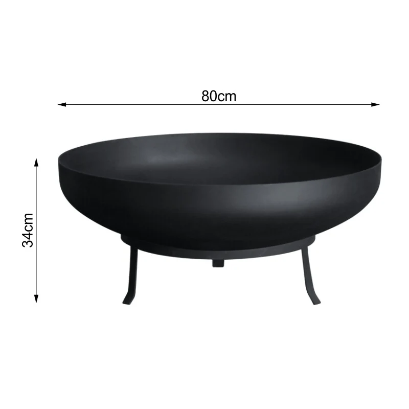 Atacama 80 Black Fire Pit - Image 5
