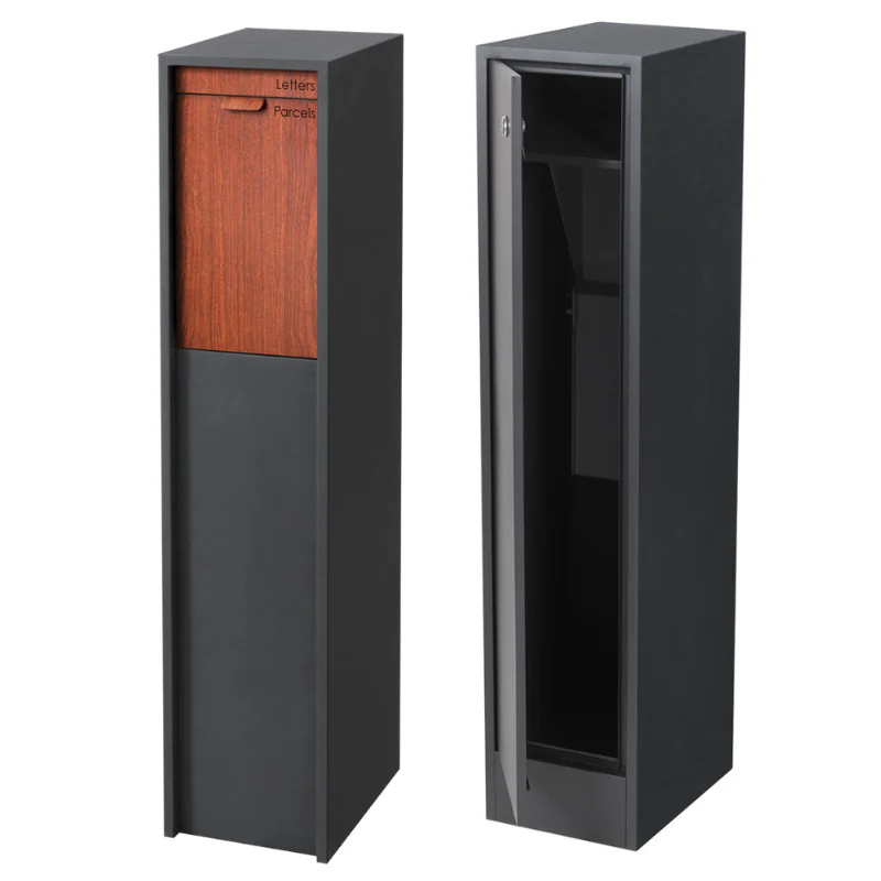 Austin Parcel Pillar Letterbox - Charcoal - Image 11