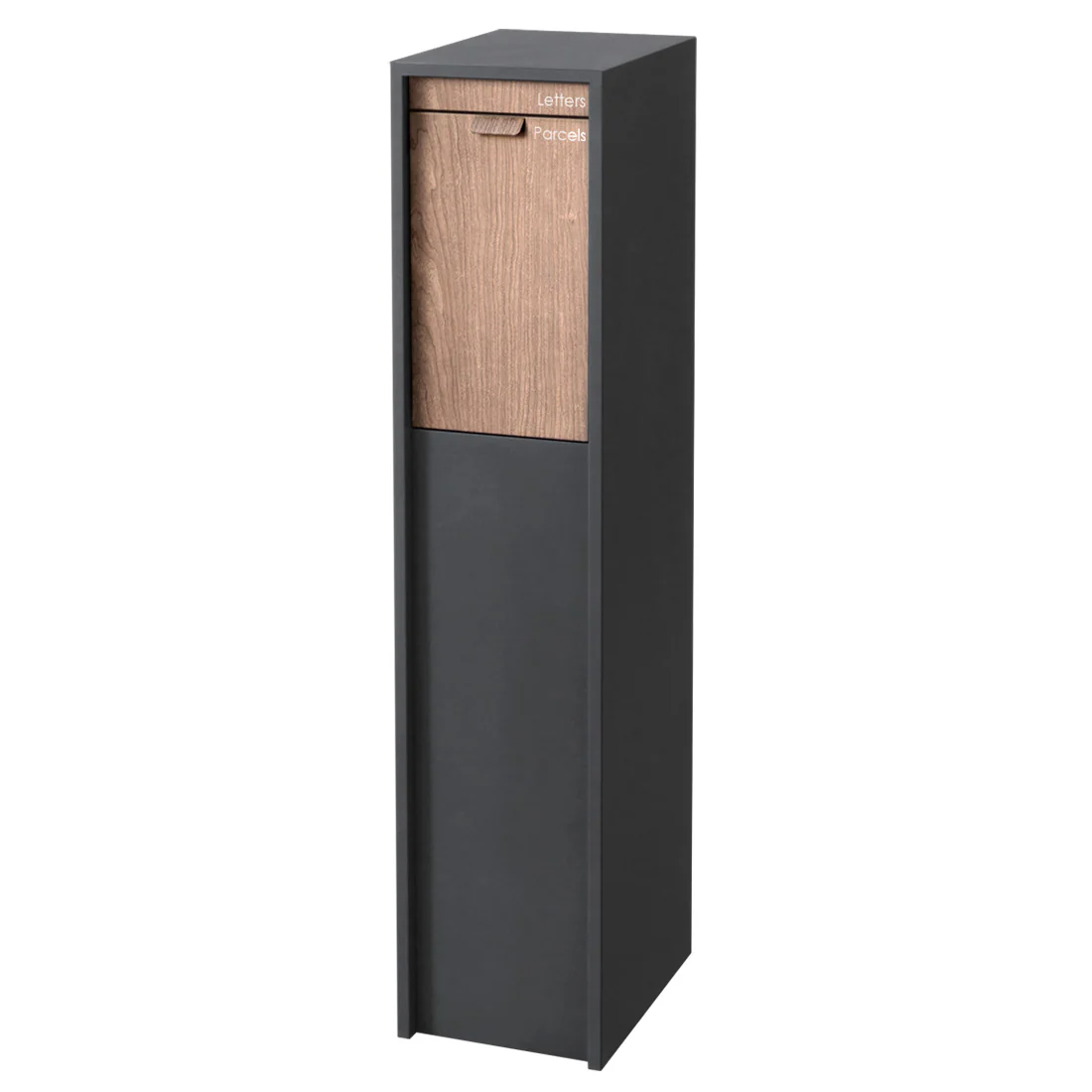 Austin Parcel Pillar Letterbox - Charcoal - Image 12