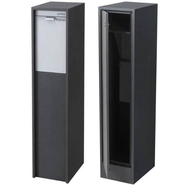 Austin Parcel Pillar Letterbox - Charcoal - Image 23