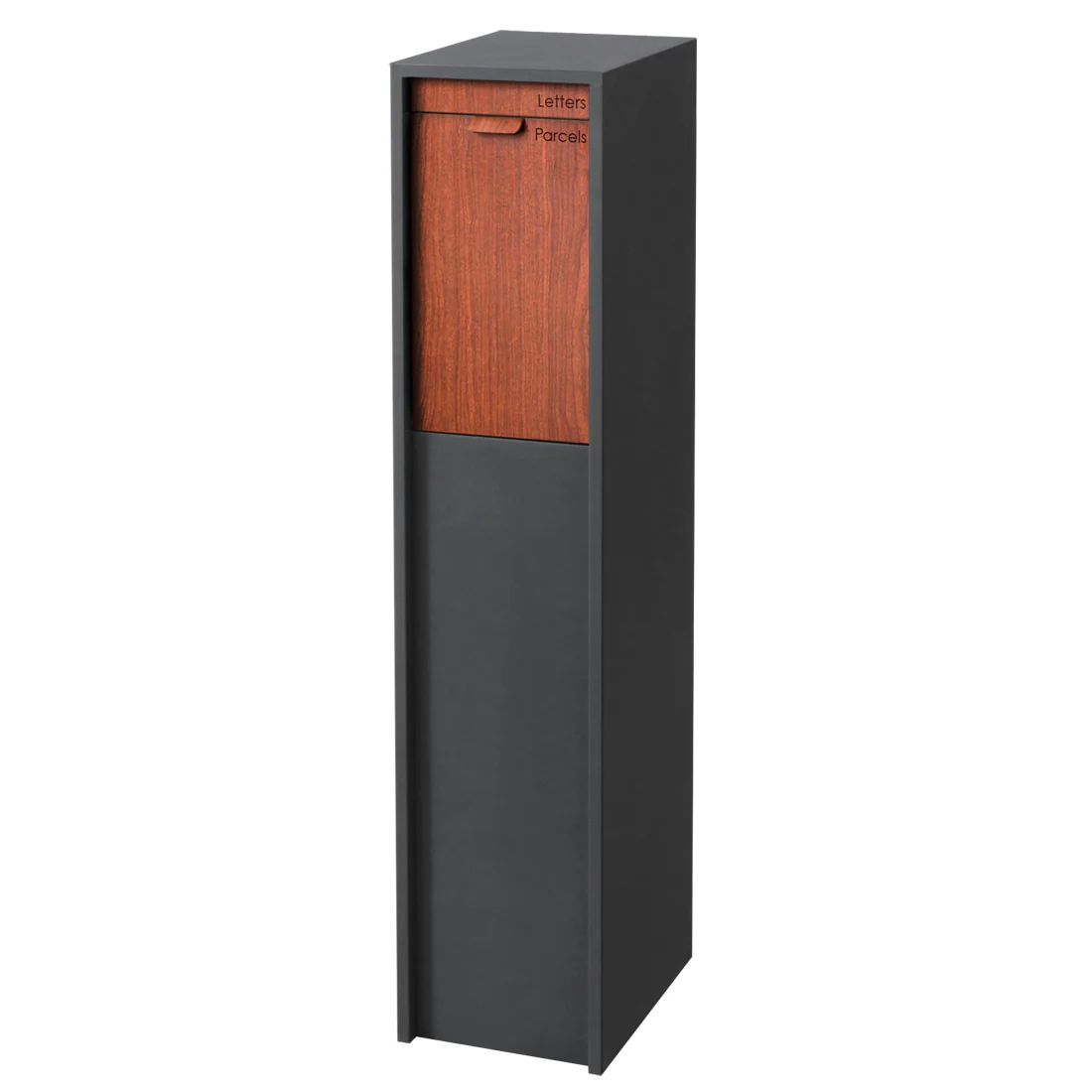 Austin Parcel Pillar Letterbox - Charcoal - Image 8