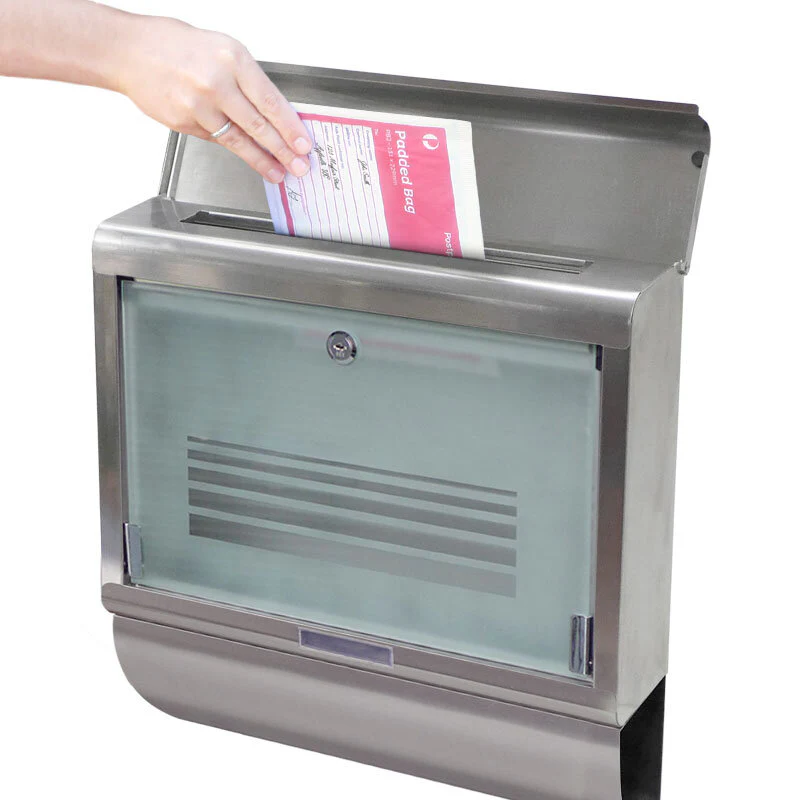 Balmoral Stainless Wall Mount Letterbox - Image 3