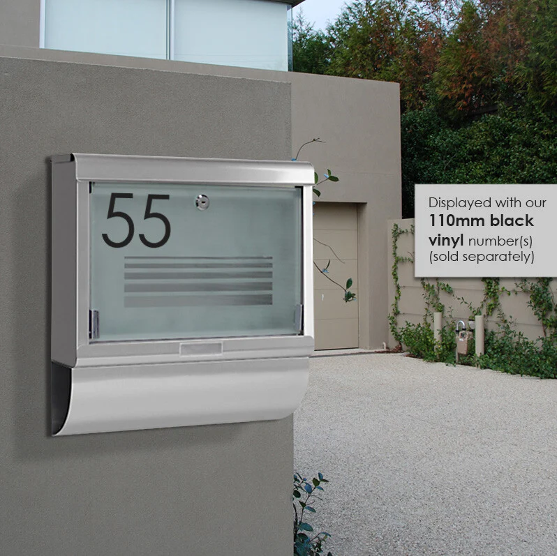 Balmoral Stainless Wall Mount Letterbox - Image 5