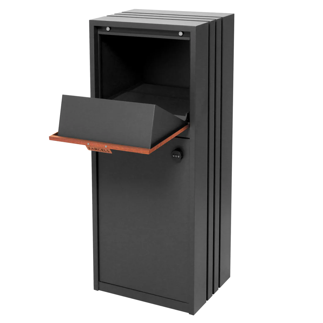 Bondi Parcel Pillar Letterbox - Charcoal - Image 22