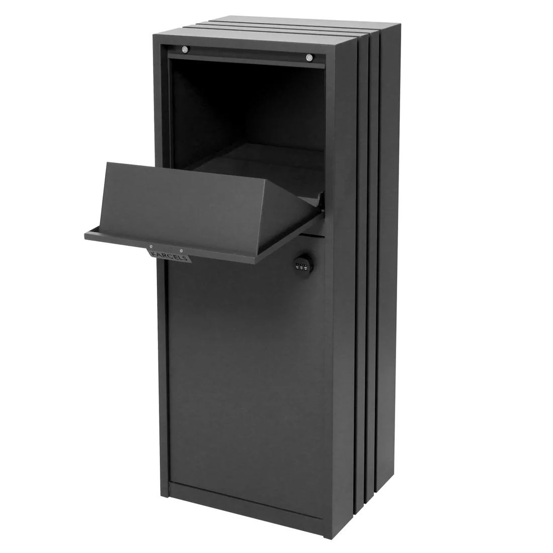 Bondi Parcel Pillar Letterbox - Charcoal - Image 26
