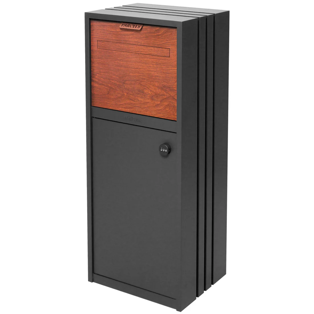 Bondi Parcel Pillar Letterbox - Charcoal - Image 6