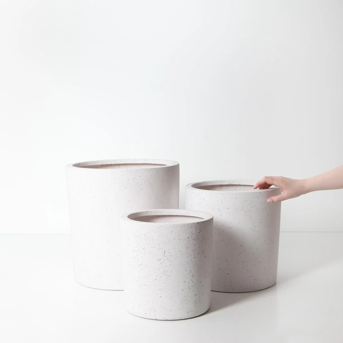 Bondi Plant Pot - White Terrazzo - Image 16