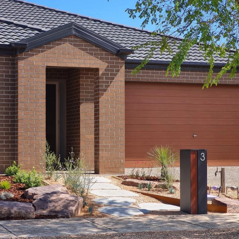 Camden Large Parcel Pillar Letterbox - Charcoal - Image 13