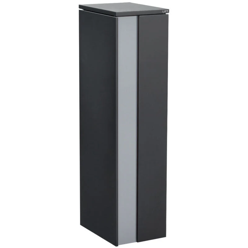 Camden Large Parcel Pillar Letterbox - Charcoal - Image 5