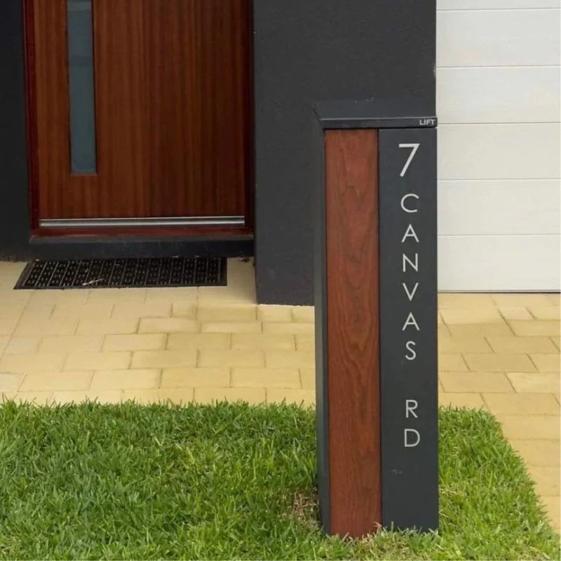 Camden Parcel Pillar Letterbox - Charcoal - Image 15