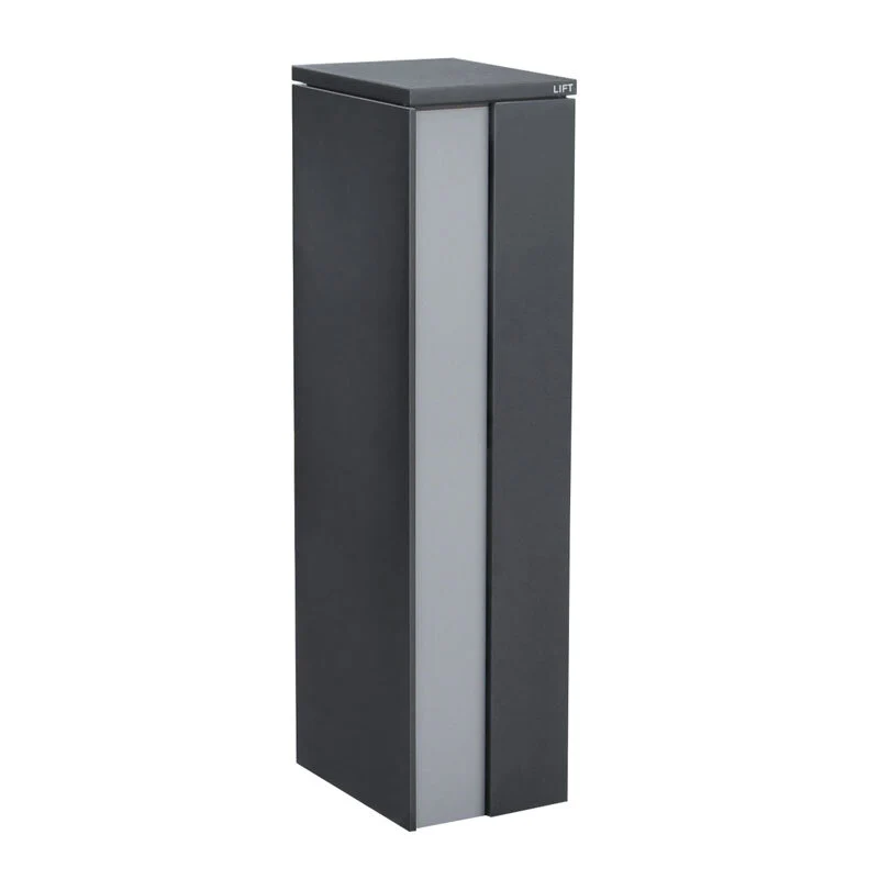 Camden Parcel Pillar Letterbox - Charcoal - Image 18