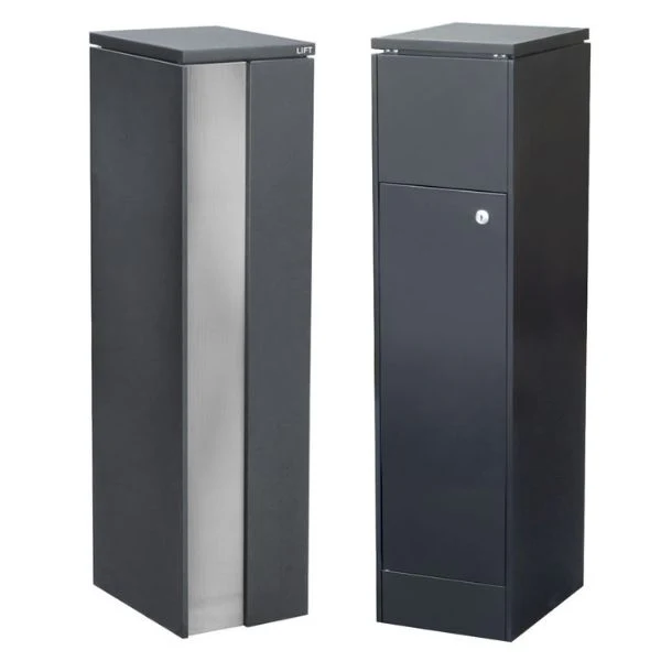 Camden Parcel Pillar Letterbox - Charcoal - Image 22