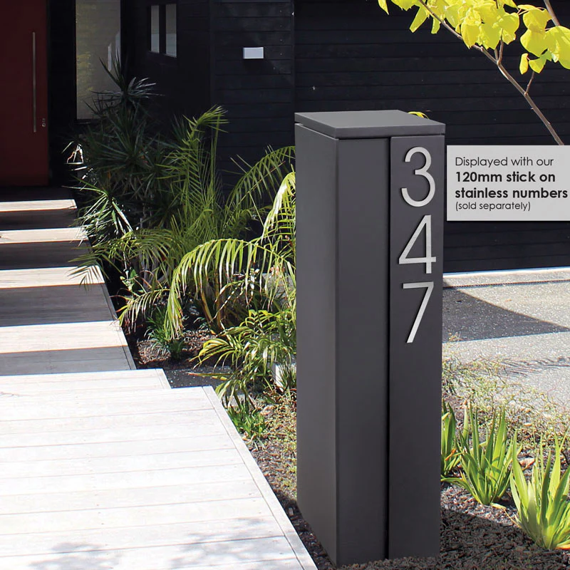 Camden Parcel Pillar Letterbox - Charcoal - Image 34