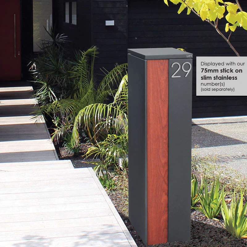 Camden Parcel Pillar Letterbox - Charcoal - Image 37