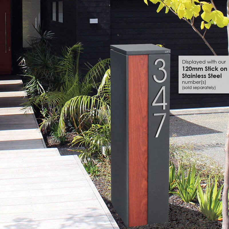 Camden Parcel Pillar Letterbox - Charcoal - Image 41