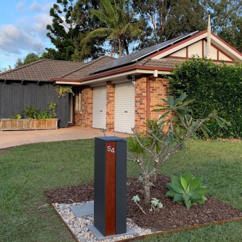 Camden Parcel Pillar Letterbox - Charcoal - Image 9