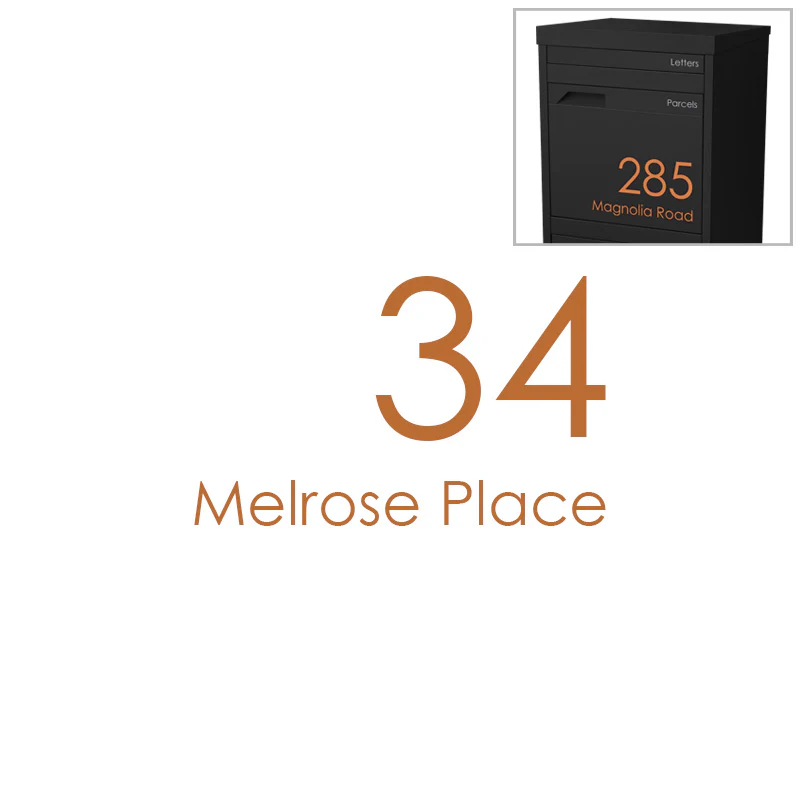 Custom Address Decal Sticker - Large - Image 3