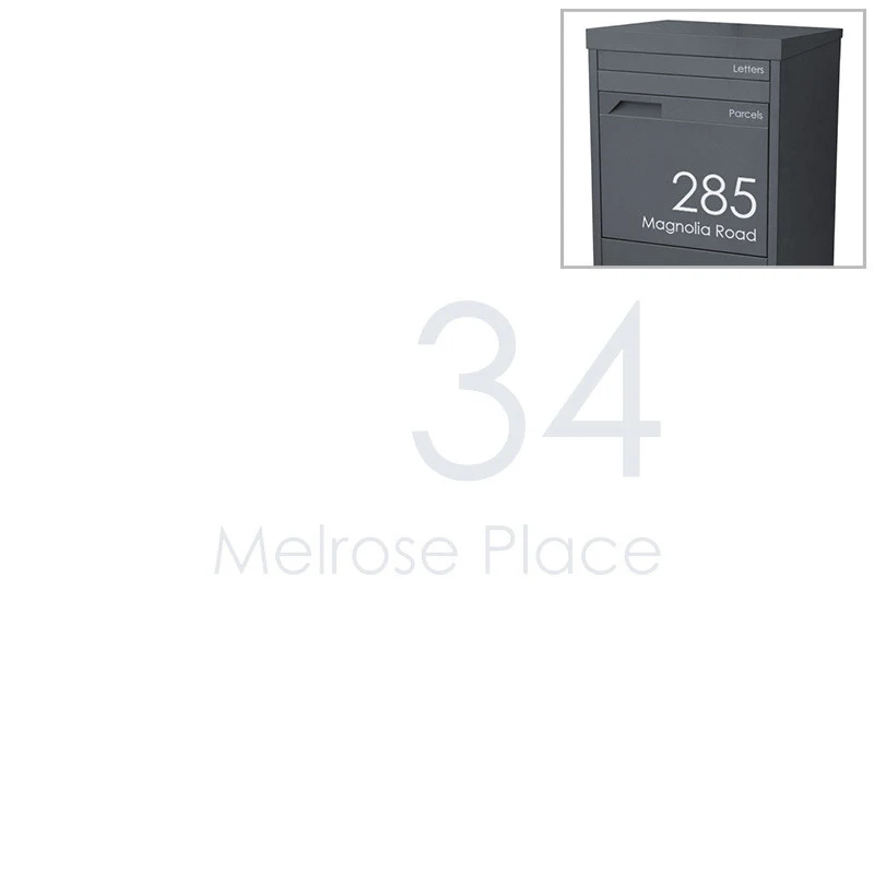 Custom Address Decal Sticker - Large - Image 4