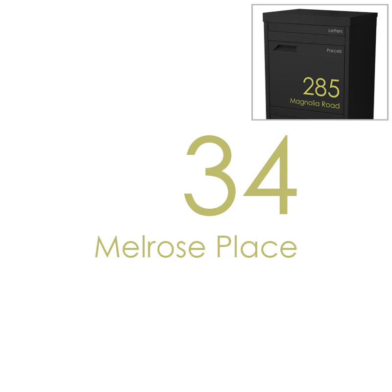 Custom Address Decal Sticker - Large - Image 5