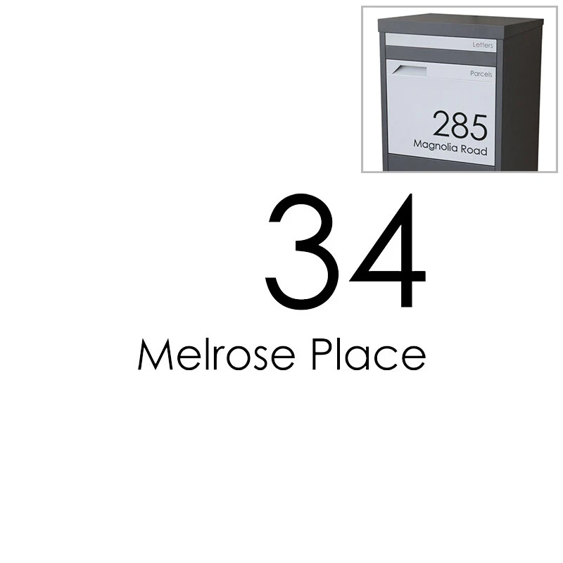 Custom Address Decal Sticker - Large - Image 6