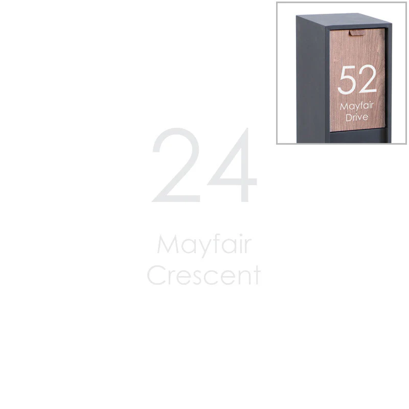 Custom Address Decal Sticker - Narrow - Image 5