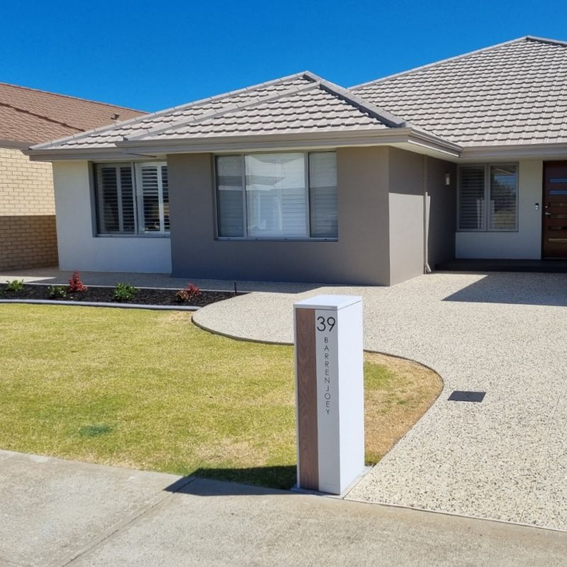 Custom Address Decal Sticker - Vertical - Image 12