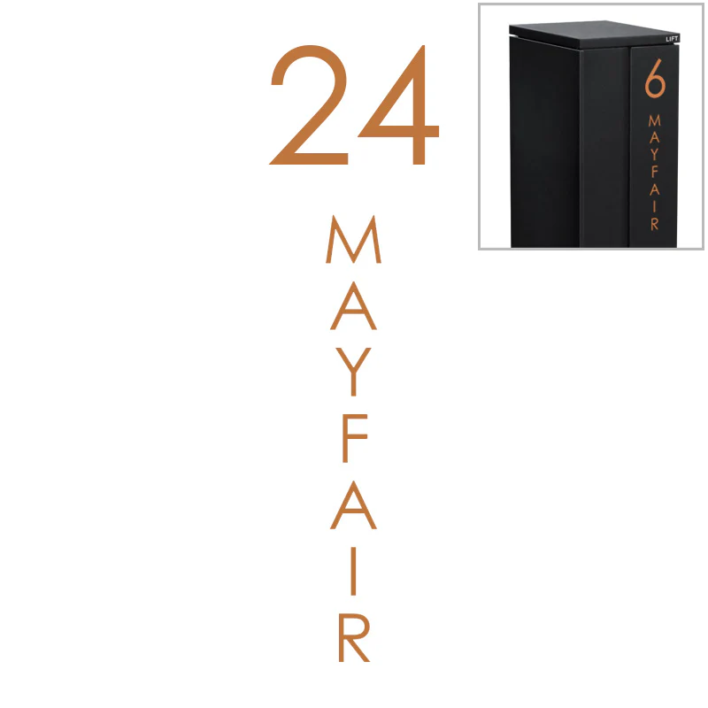 Custom Address Decal Sticker - Vertical - Image 3