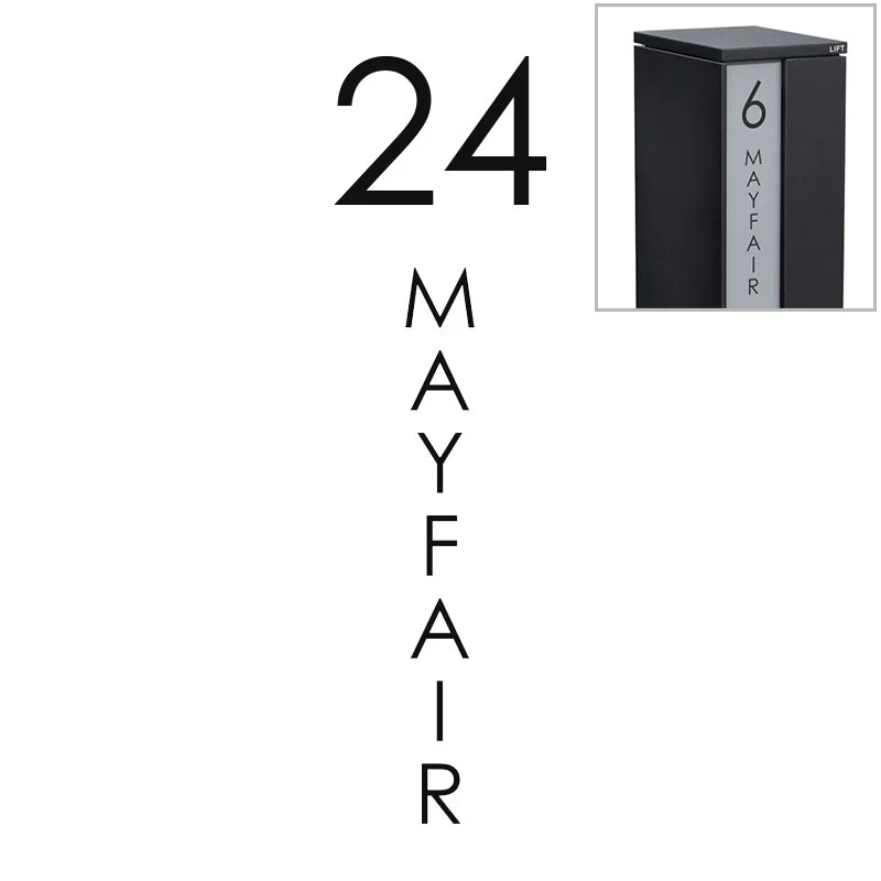 Custom Address Decal Sticker - Vertical - Image 6