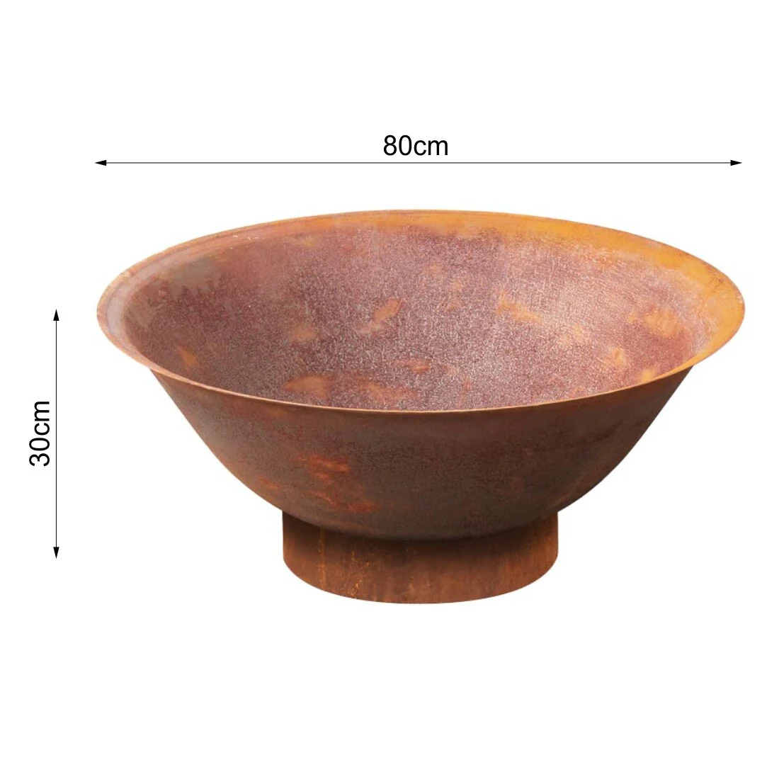 Dakota 80 Rust Fire Pit - Image 3