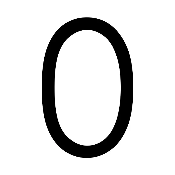 Decal Sticker House Numbers 150mm - Black - Image 7