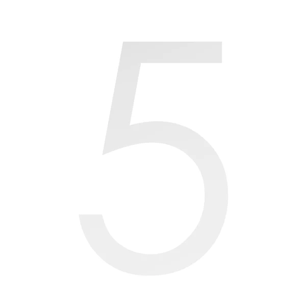 Decal Sticker House Numbers 75mm - Reflective - Image 17