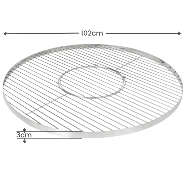 Fire Pit Stainless Steel Grill 100 - Image 12